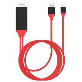 Cavo Hdtv Adattatore Video Universale 3In1 Iphone Android Type-C Lightning Micro Usb A Hdmi - 1Mt Cavo Hdtv Adattatore Video Universale 3In1 Iphone Android Type-C Lightning Micro Usb A Hdmi - 1Mt