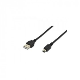 Cavo Usb 2.0 A-Mini B M-M Nero (Ak300130018S) Cavo Usb 2.0 A-Mini B M-M Nero (Ak300130018S)