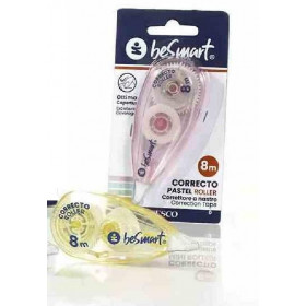 Correttore Pastel Roller 8Mt In Blister - 1 Pz - Colori Assortiti (01030029) Correttore Pastel Roller 8Mt In Blister - 1 Pz - Colori Assortiti (01030029)