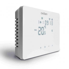 Cronotermostato Wifi Cablato Nero - Hometemp 127072 - Bianco Cronotermostato Wifi Cablato Nero - Hometemp 127072 - Bianco