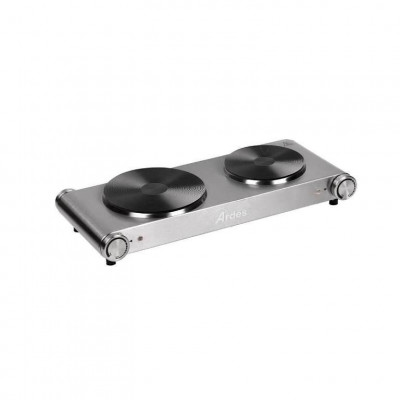 Fornello Elettrico Hobinox Duo Arfoel02 €“ 2 Piastre Diametro 18.8/15.5Cm - 1500+1000W
