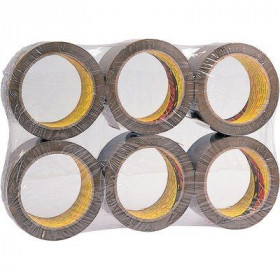 Nastro Adesivo 50Mm X 66Mt - Avana (6 Pezzi) Nastro Adesivo 50Mm X 66Mt - Avana (6 Pezzi)