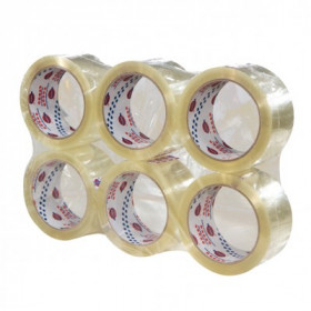 Nastro Adesivo Scotch Trasparente  50Mm X 66Mm (6 Pezzi) Nastro Adesivo Scotch Trasparente  50Mm X 66Mm (6 Pezzi)