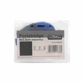 Portabadge Orizzontale 9X5.5Cm + Cordino Da Collo (01Nik302) Portabadge Orizzontale 9X5.5Cm + Cordino Da Collo (01Nik302)