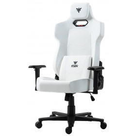 Sedia Gaming Chair Shuttle Pm66 - Bianca (Itcgpm66Bw) itek SHUTTLE PM66 Sedia per gaming universale Seduta imbottita Bianco