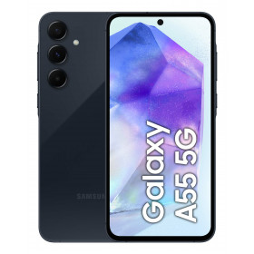Smartphone Galaxy A55 256Gb 5G Black Nero (Sm-A556Bzkceue) Samsung Galaxy A55 5G Display FHD+ Super AMOLED 6.6”, Android 14, 8GB RAM, 256GB, Dual SIM, Batteria 5.000 mAh, Awesome Navy