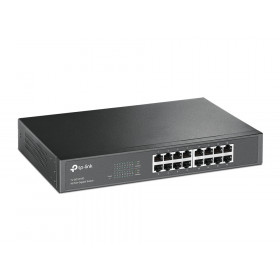 Switch Rete 16 Porte 10/100/1000 Tl-Sg1016D TP-Link TL-SG1016D Non gestito Gigabit Ethernet (10 100 1000) Nero