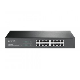 Switch Rete 16 Porte 10/100/1000 Tl-Sg1016De TP-Link TL-SG1016DE Gestito L2 Gigabit Ethernet (10 100 1000) 1U Nero