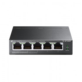 Switch Rete 5 Porte 10/100 Tl-Sf1005P Poe TP-Link TL-SF1005P Non gestito Fast Ethernet (10 100) Supporto Power over Ethernet (PoE) Nero
