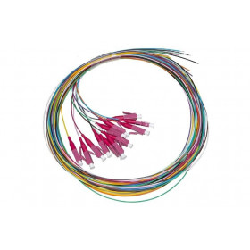 Set 12 Cavi Pigtail Fibra Ottica Colorati Connettori Lc Om4 Simplex 2 Mt (Lklc12Pt4) Set 12 Cavi Pigtail Fibra Ottica Colorati Connettori Lc Om4 Simplex 2 Mt (Lklc12Pt4)