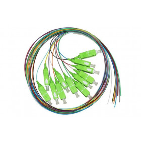 Set 12 Cavi Pigtail Fibra Ottica Colorati Connettori Sc Apc Singlemode Mt.2 (Lksc12Apc) Set 12 Cavi Pigtail Fibra Ottica Colorati Connettori Sc Apc Singlemode Mt.2 (Lksc12Apc)