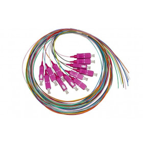 Set 12 Cavi Pigtail Fibra Ottica Colorati Connettori Sc Om4 Simplex 2 Mt (Lksc12Pt4) Set 12 Cavi Pigtail Fibra Ottica Colorati Connettori Sc Om4 Simplex 2 Mt (Lksc12Pt4)