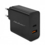 Qoltec Super Quick PD charger | 1xUSB-C | 1xUSB| 90W | 5-20V | 2.4-4.35A | Laptop | Smartfon | Black