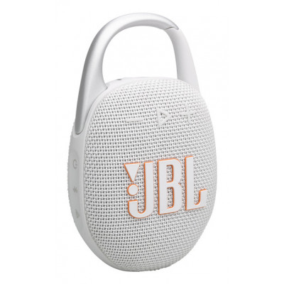 JBL Clip 5 Altoparlante portatile mono Bianco 7 W