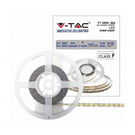 Striscia Led Vt-2835-17 8500Lm 12V Strip 5Mt 17W/M Bianco Freddo 6400K Ip20 (212463) Striscia Led Vt-2835-17 8500Lm 12V Strip 5Mt 17W/M Bianco Freddo 6400K Ip20 (212463)