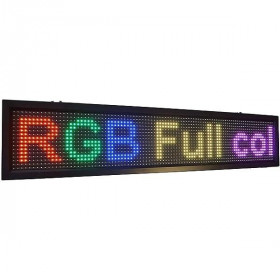 Tabella Cartello Led Programmabile Rgb Colore Full Zone 100X20 (X100Rgb) Tabella Cartello Led Programmabile Rgb Colore Full Zone 100X20 (X100Rgb)